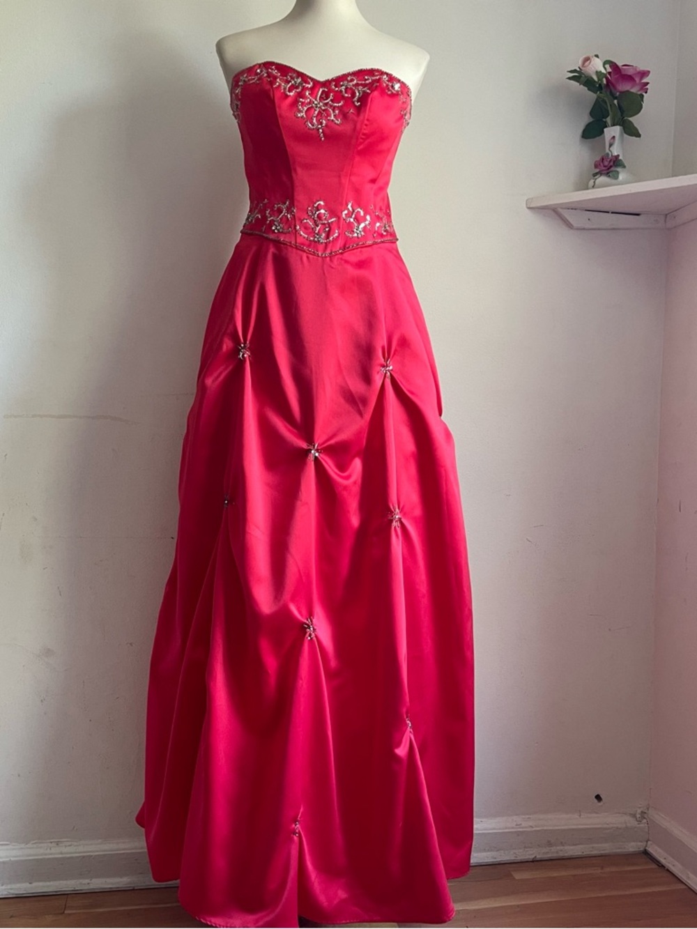 Vintage Women prom maxi Dress